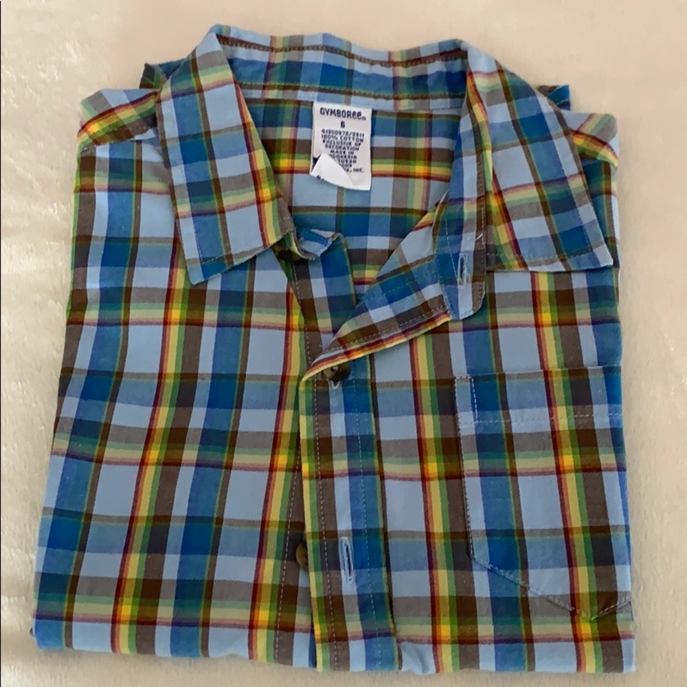 💥Gymboree Button Down Shirt Size 6